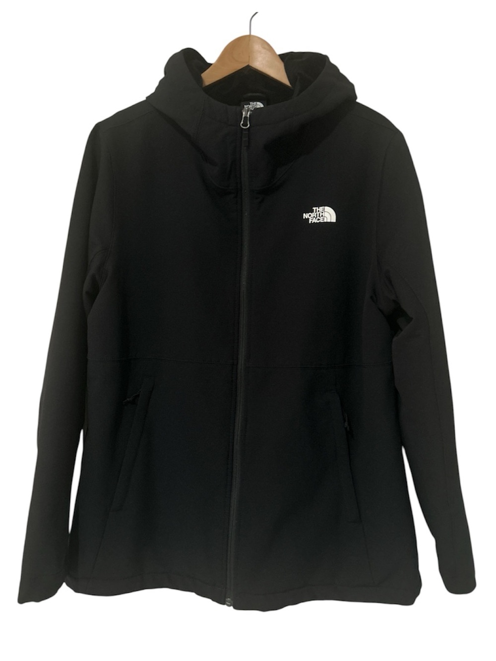 The North Face Women’s Shelbe Raschel Full Zip Hoodie Coat in Black - Size XXL